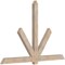 Ekena Millwork Kennewick Smooth Timber Gable Bracket, Douglas Fir, 96"W x 64"H x 3 1/2"D x 5 1/2"F, 16/12 Pitch GBW096X64X0406KEN00SDF - alternate 5